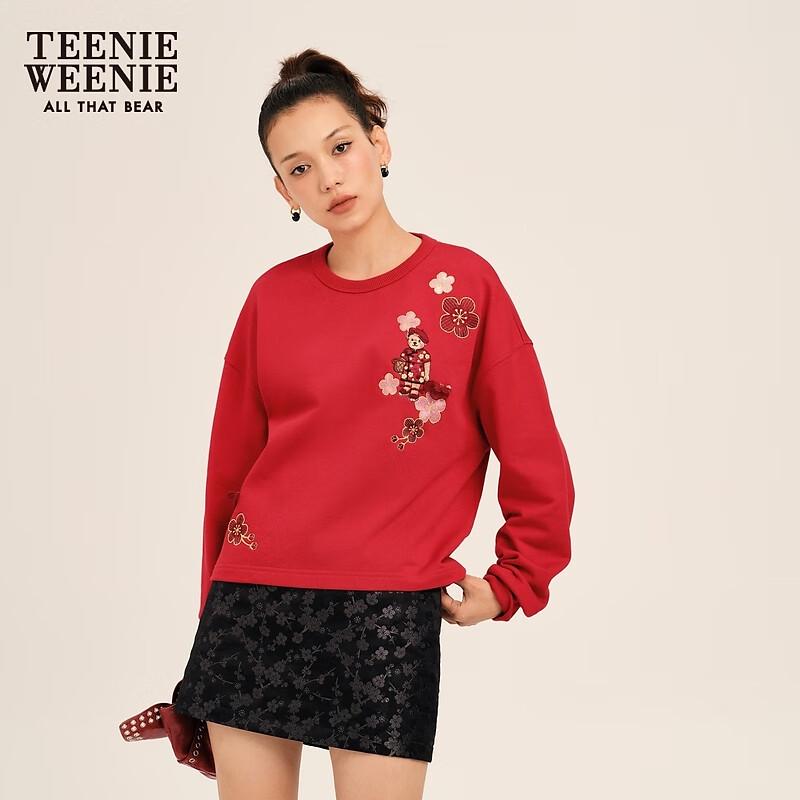 Teenie Weenie Women's Chinese New Year Bear Sweatshirt