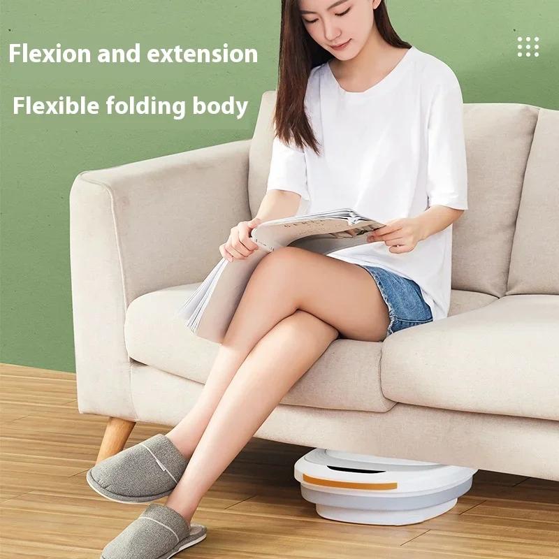 Fully automatic portable folding massage foot bath,constant temperature heating,three level adjustment,relieving foot discomfort