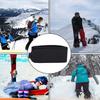 2Pcs Winter Ski Strap Fasteners Tape Protector Pad Adjustable Ski Wraps Ties Ski Band for Families Winter Holiday