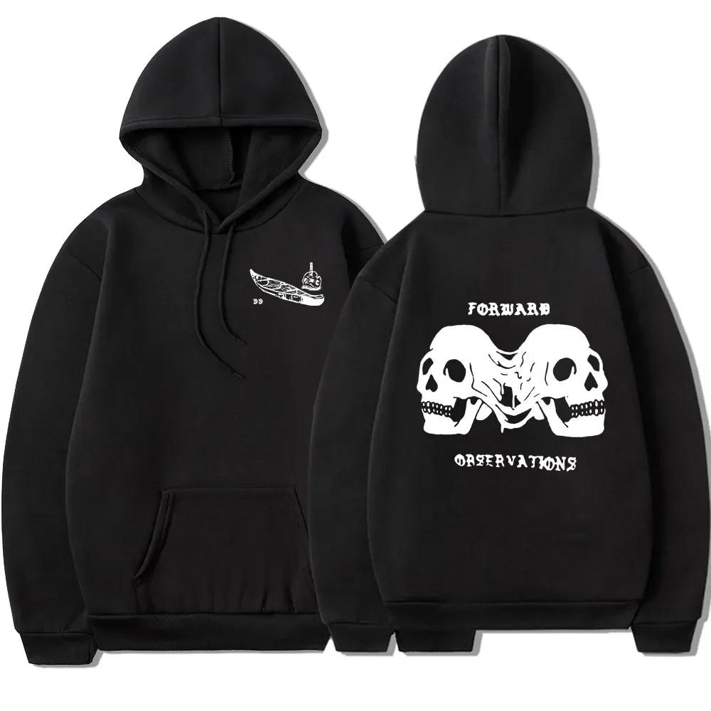 High Quality Fashion Trend Punk Skull Print Hoodie Gothic Clothing Unisex Vintage Classic Versatile Comfortable Sweatshirt