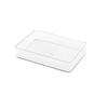 Japanese Transparent Plastic Desktop Organizer with Compartments - Ideal for Kitchen Utensils, Stationery, and Small Items Storage.