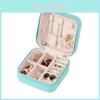 Elegant Leather Jewelry Organizer With Zipper For Travel And Gift Giving