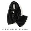 Women's 100% Pure Cashmere Scarf - Versatile, Warm, Solid Color for Autumn and Winter