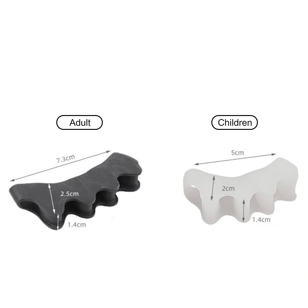 1-5 Paar Silikon Zehenschützer Finger Zehenspreizer Hallux Valgus Korrektur Fußdehner Strecker Schützer Schmerzlinderung Fußpflege