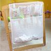 Breathable Large Capacity Mesh Crib Nappy Organizer Bedding Kids Storage Bag for Diaper