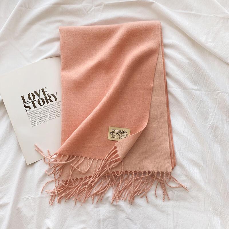 Women s Double-Sided Imitation Cashmere Scarf
