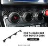 Real Soft Carbon Fiber Sticker For Subaru ZD8 BRZ Toyota ZN8 GR86 2021 2022 2023 2024 2025 2026 AC Interior Trim Panel RHD LHD