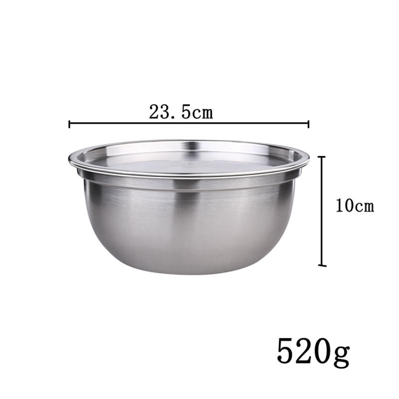 

304 Нержавеющая сталь миска для супа кухонная фруктовая овощная салатница с крышкой для кухни выпечки смешивания приготовления блюд сервировочные миски инструменты
