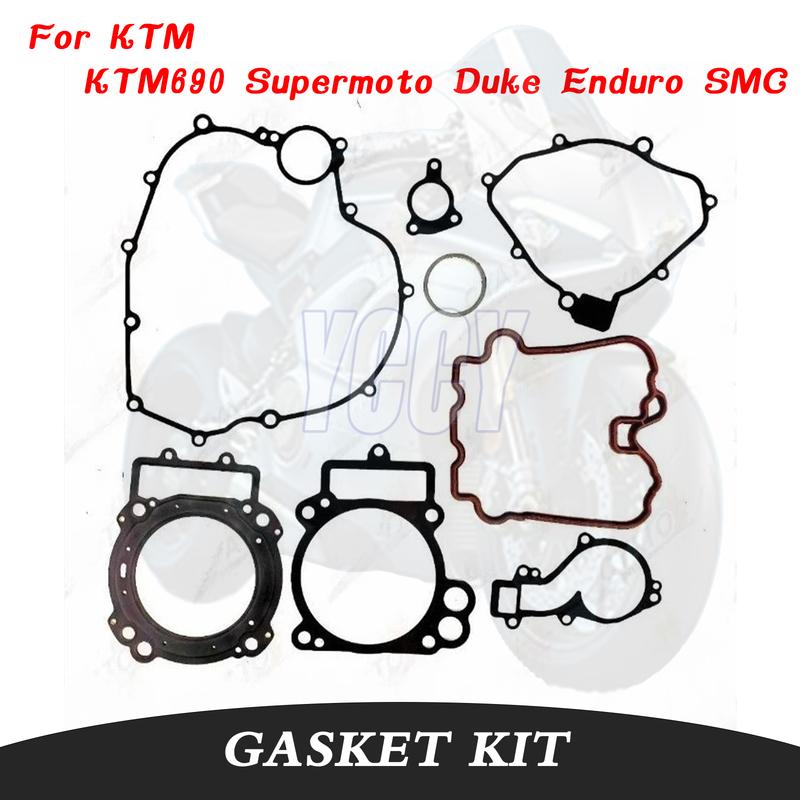 Motorcycle Engine Gasket Set Rebuild Kit Top End Gasket Kit For KTM690 KTM 690 2007-2013 Supermoto Duke Enduro SMC Engine Parts