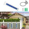 1Pcs Outdoor Plastic Rain Gauge Measurement Tool Safety Material Home Garden Portable Small Plant Soil Exquisite Atmosphere