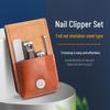 Stainless Steel Foldable Large Opening Nail Clippers for Home Use with Magnetic Nail Art Feature