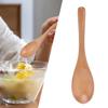 Small Wooden Spoon Excellent Heat Resistance Kitchen Cooking Utensil Tool for Household