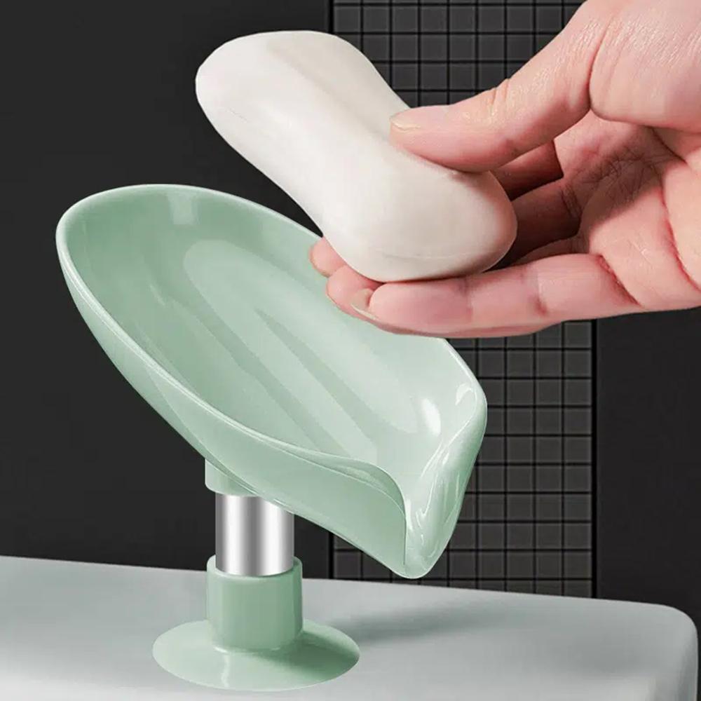 

Soap And Soap Box Suction Cup Storage Drain Rack Non Perforated Wall Mounted Household Storage Box