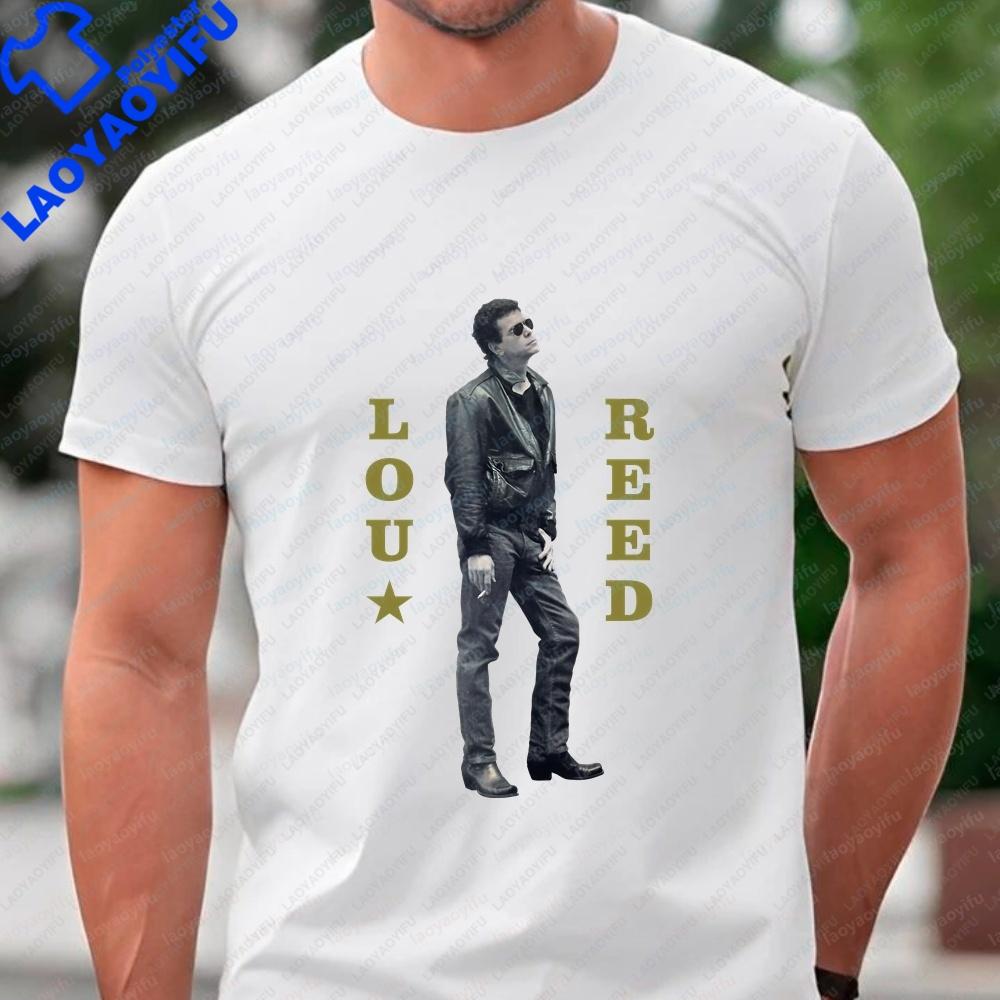 KoreanStyle Review Of Unisexs Clothing Lou Reed Summer ShortSleeved Shirt Suitable For Both Unisex And Unisex Comfortable TShirt