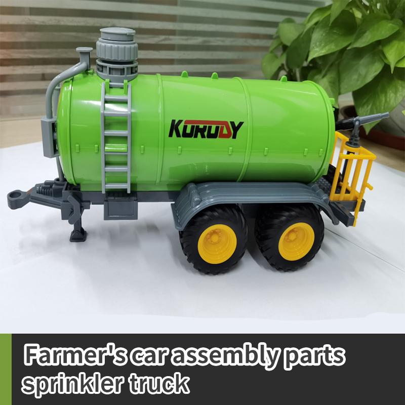 RC Farm Car Tractors Trailer 2.4G Rádio Controlado Carros Simulador de Fazenda Caminhão Miniatura Fazendeiro Animal Modelo Brinquedos Crianças Menino
