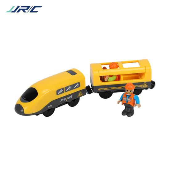 DYS Voice Broadcast Plastic Electric Train Children Kids Toy Gift with 2 Passengers