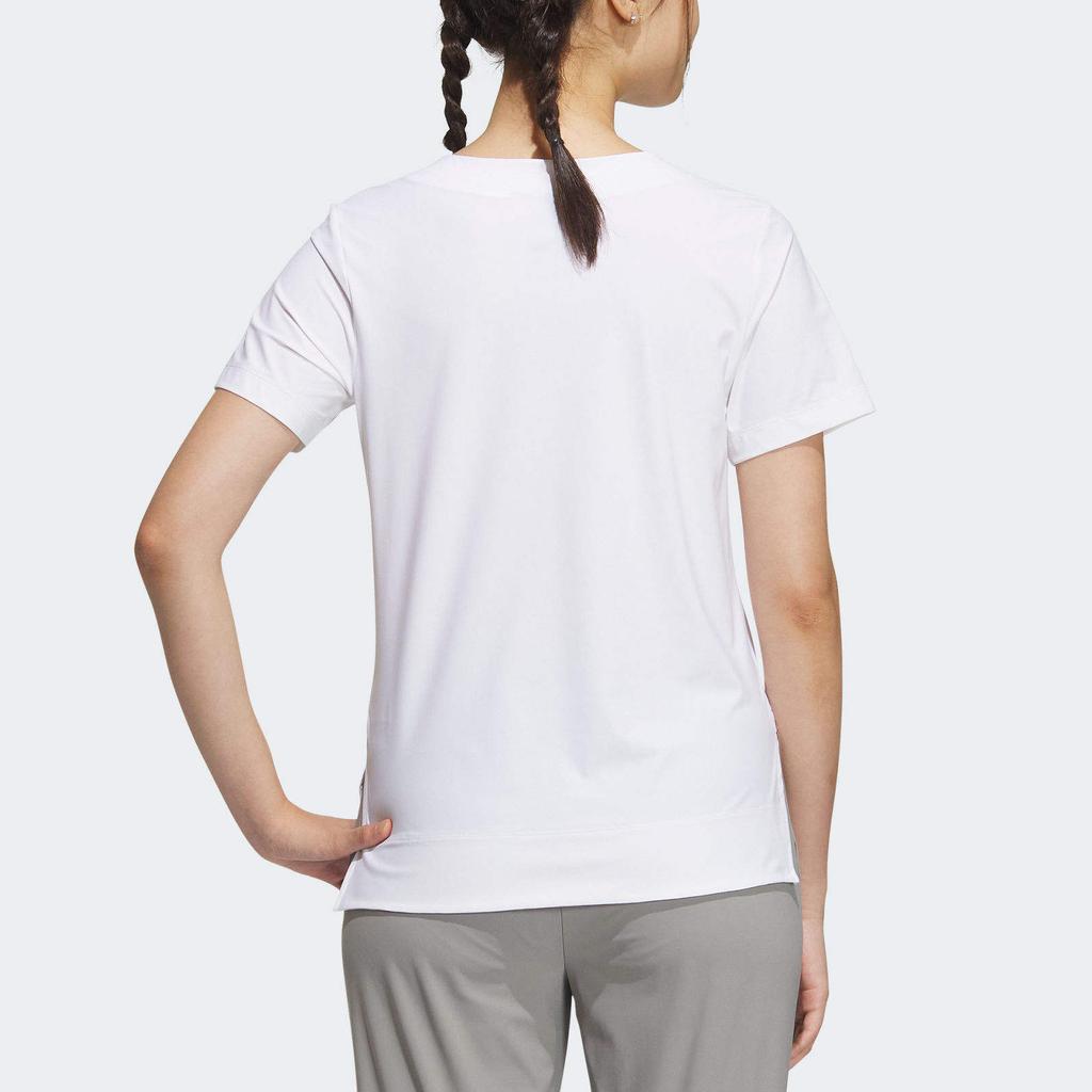 Adidas Ct Tee Short Sleeve Round Neck T-Shirt Women Tops White IT4353