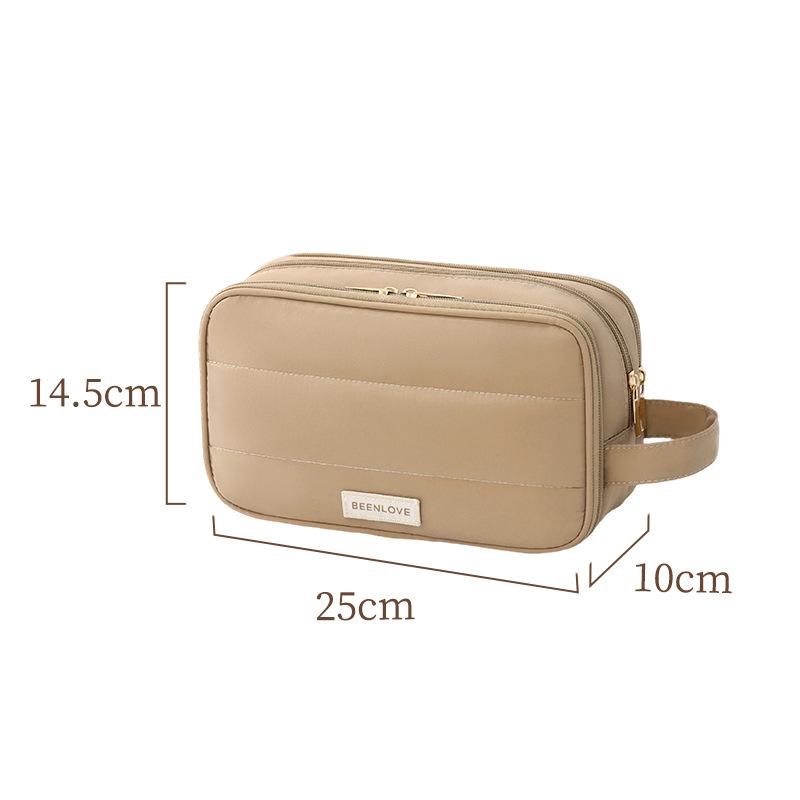 Large Capacity Waterproof Travel Cosmetic Bag Portable Multi-Layer Dry Wet Separation Toiletry Organizer for Women KTB
