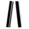 40 Pin 1x40 Single Row Male and Female 2.54 Breakable Pin Header PCB JST Connector Strip for Arduino Black