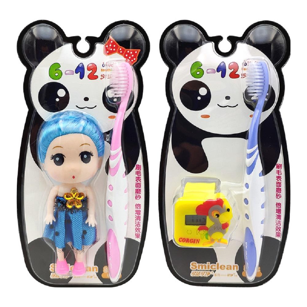 Custom Toy logo Colour Top Famous Cartoon Kids Children Toothbrush in China Baby ToothBrush