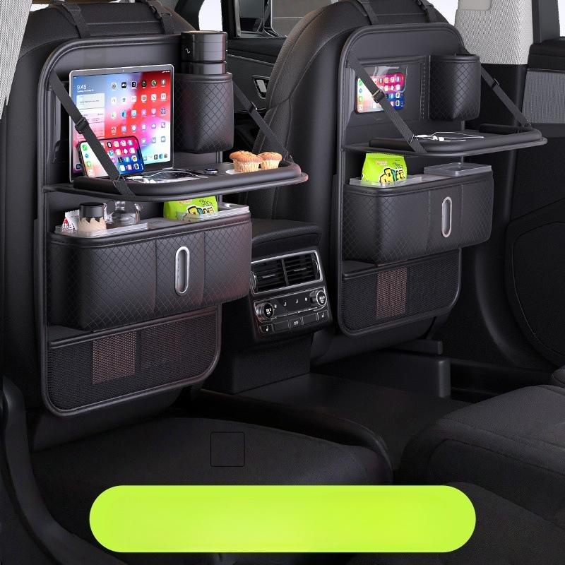1Pc Car Seat Back Storage Hanging Bag, Car Rear Small Table Board, Car Rear Seat Rack, Car Storage Artifact