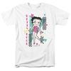 Betty Boop - Booping 80s Style - Adult Unisex Short Sleeve T-Shirt - White
