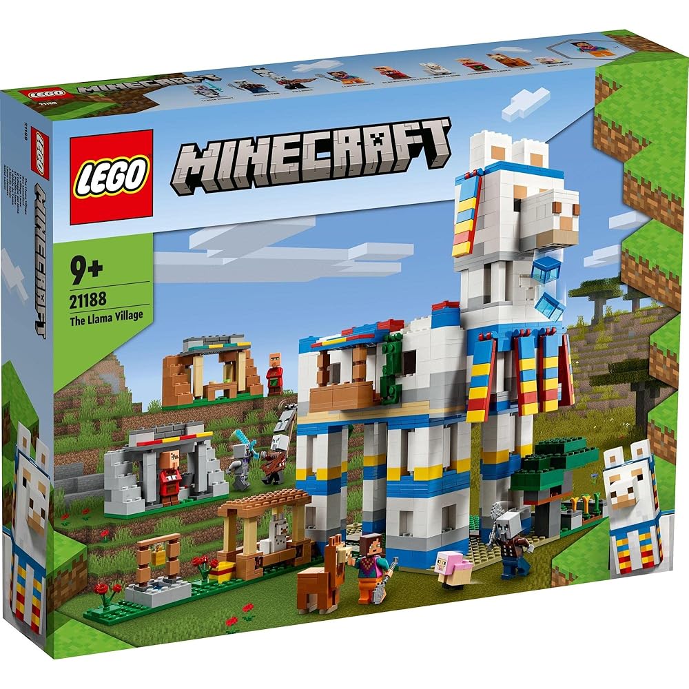 LEGO Minecraft Llama Village Building Set 21188 Toy for Boys and Girls Ages 9 and Up