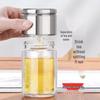 Transparent Double-Layer Tea Separator Glass Cup with Portable Filter for Women