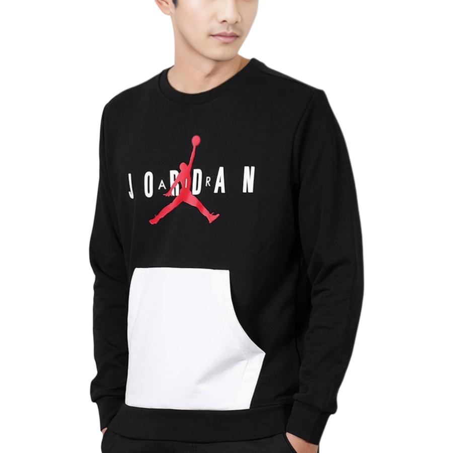 Jordan Sweatshirts Men's Black Crew Neck Moderate Regular AR4785-010