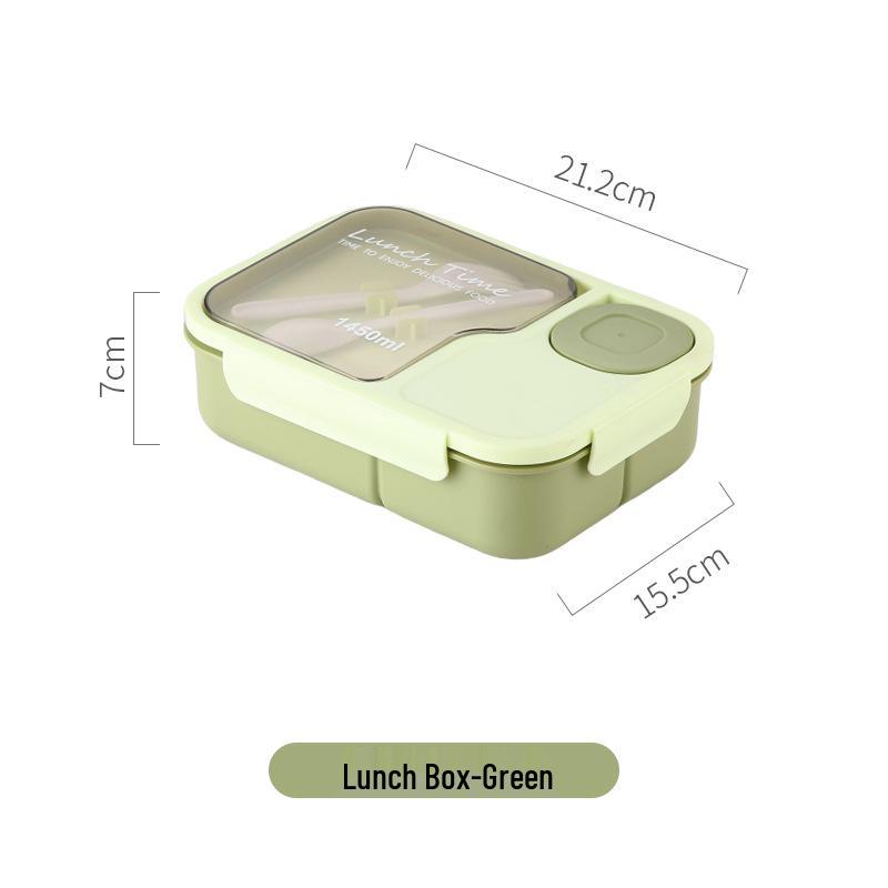 

Студенческий ланч-бокс - Непротекаемый, Разделенный, Портативный бенто-бокс для офисного работника или столовой