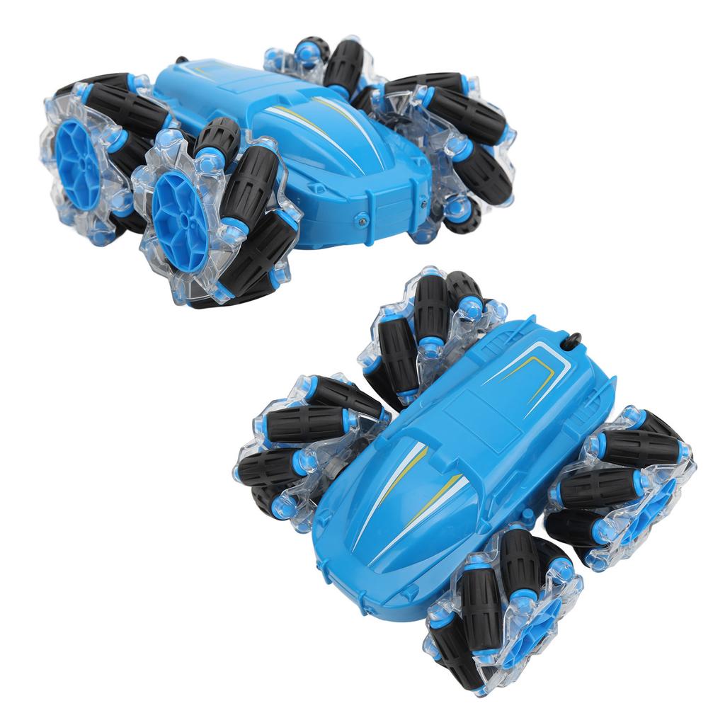 M2 2.4G LED Stunt Car 4 Wheel Drive Anti Interference Remote Control Car With Double Sided Led Lights 3.7V 500mAh for Kids Over 6 Years Old