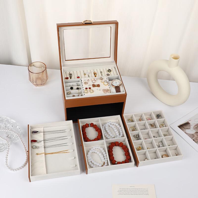 

Hàndùn 4-Tier Windowed Jewelry Box
