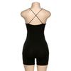 Fashion Street Slim Fit Elegante Sexy Strampler Frauen Ärmellose Sommer Backless Casual Overalls Frauen Solide Einfache Basis Damen Bodys Neue 26181