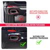 For BMW X5 F15 X6 F16 2015 2016-2018 M Sports Stainless Steel Carbon Texture Car Tail Muffler Exhaust Pipe Output Cover Parts