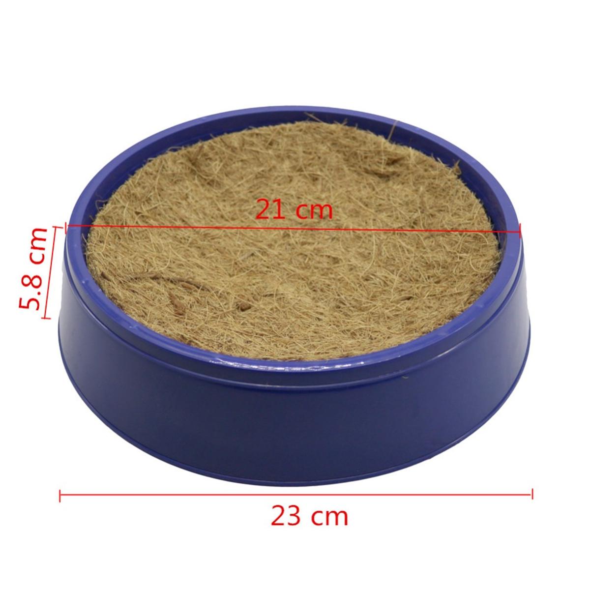 

1 Set Pigeon Thickened Plastic Nest Basin and Replaceable Natural Fiber Mat Pet Birds Pigeon Quail Parrot Breeding Egg Basin