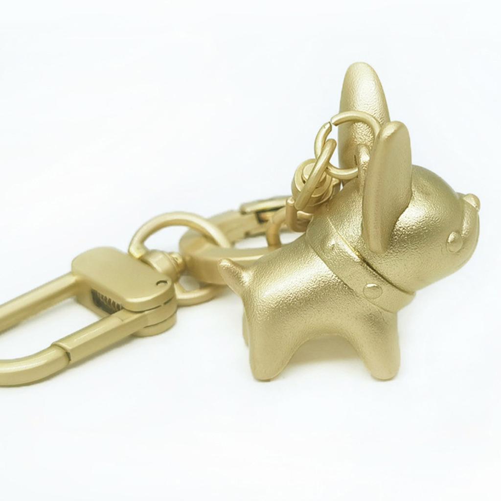 Stylish Key Holder Key Pendant Metal Key Adornment Dog Shape Stylish Key Jewelry Metal Texturte for Various Occasion
