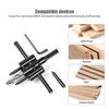 Adjustable Circle Hole Saw Cutter Drill Bit Burr Free Cutting Tool for Door Lock Hole Opening Installation Works