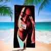 Hot Singer R-RIHANNAS Microfiber Printed Beach Towel Mountain Climbing Yoga Beach Swimming Running Absorbent Soft Towel