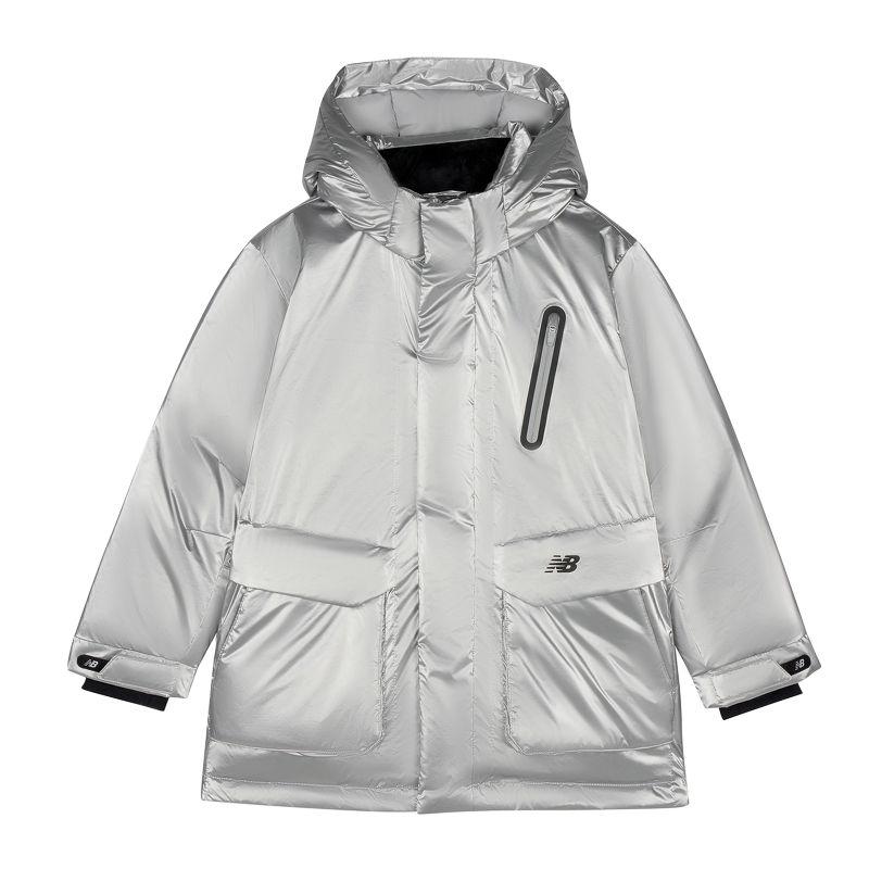 New Balance Kids Down Jackets Hooded Non Detachable Moderate Hooded 7PF4S053-SIL 120