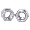 304 Edelstahl Nylon Selbstsichernde Sechskantmutter M2-M30, Anti-Rutsch DIN985 Hutmutter