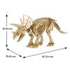 Triceratops 3D Wooden Puzzle DIY Craft Kit for Kids and Adults Educational Toy for Boys and Girls 3D Artwork and a Great Gift for Adults ki-gu-mi - -
