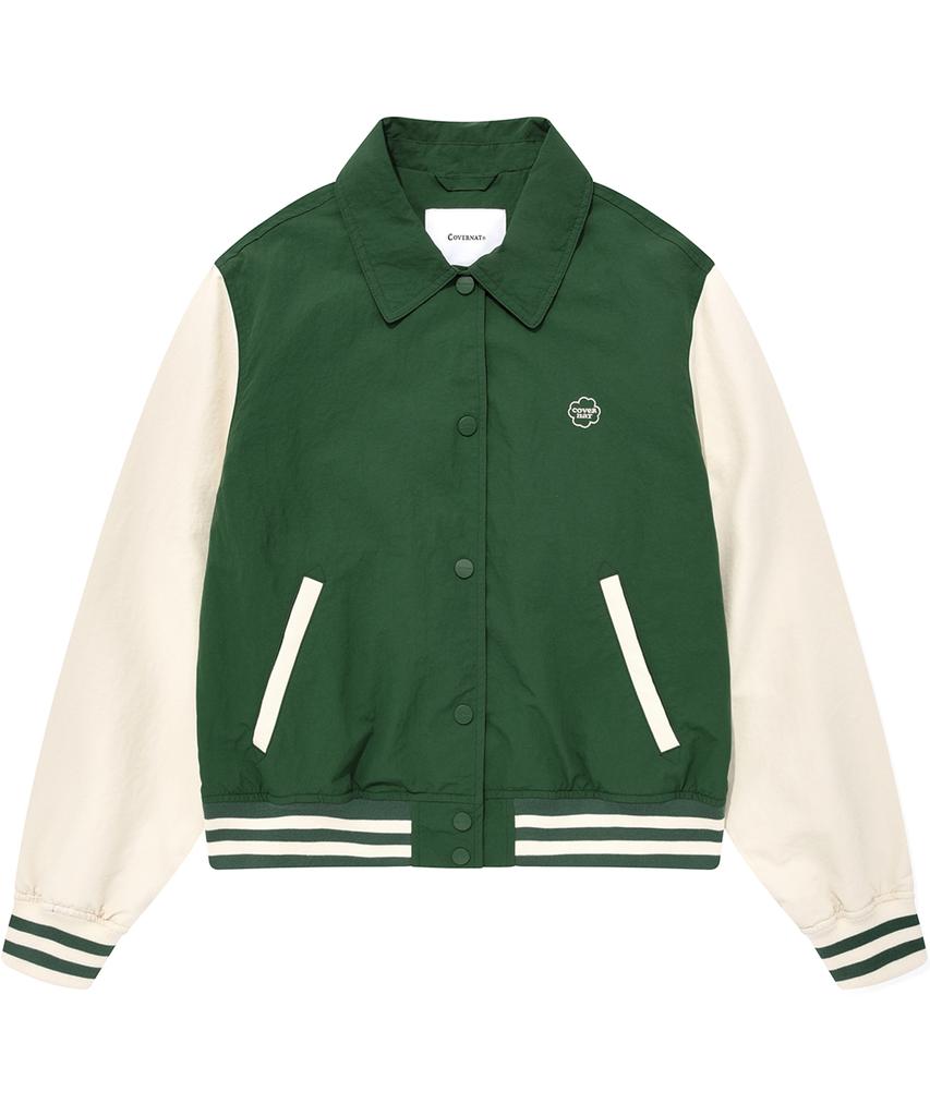 Covernat Woman Varsity Jacket Green