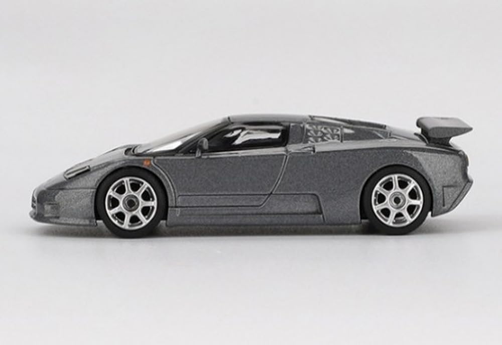 Sunrich MINI GT Bugatti EB110 Super Sport Grigio Scuro Finished Model 1/64 (Left-Hand Drive) MGT01002-BL