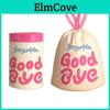 PE sáček na odpadky se stahovací šňůrkou, zesíleným materiálem a potiskem písmen pro likvidaci odpadu v kuchyni a koupelně