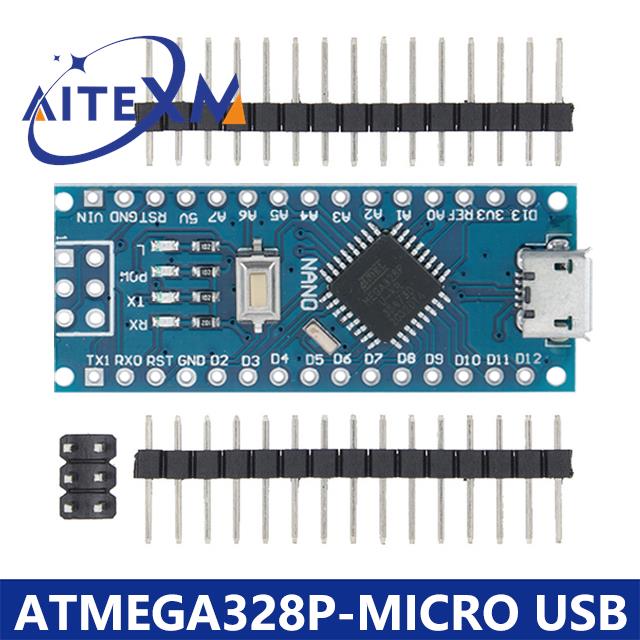 Mini / Type-C / Micro USB Nano 3.0 With the Bootloader Compatible Nano Controller for Arduino CH340 USB Driver 16Mhz ATMEGA328P