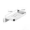 DANLE Stainless Steel Punch-Free Bathroom Phone Holder with Draining Tray