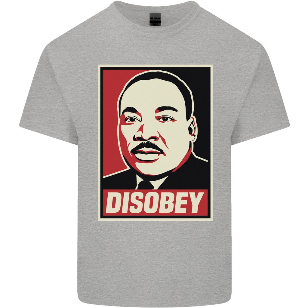 Ungehorsam Martin Luther King Black Lives Matter Unisex Leichtes Baumwoll-T-Shirt