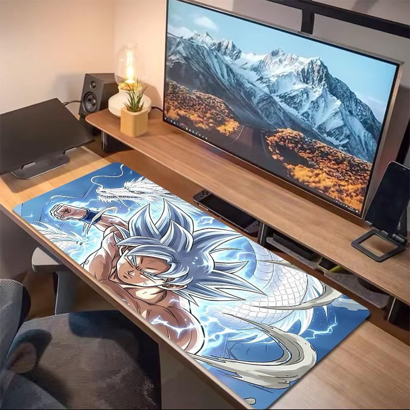 Son Goku Potisk Polštář Protiskluzový Podložka pod Notebook Tablet Velká Podložka pod Myš XXL Podložka Mini PC Herní Podložka S Uzamykatelným okrajem