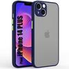 Protective Case - PROSHOP - iPhone 14 Plus - Matte Silicone - Navy Blue - Shockproof