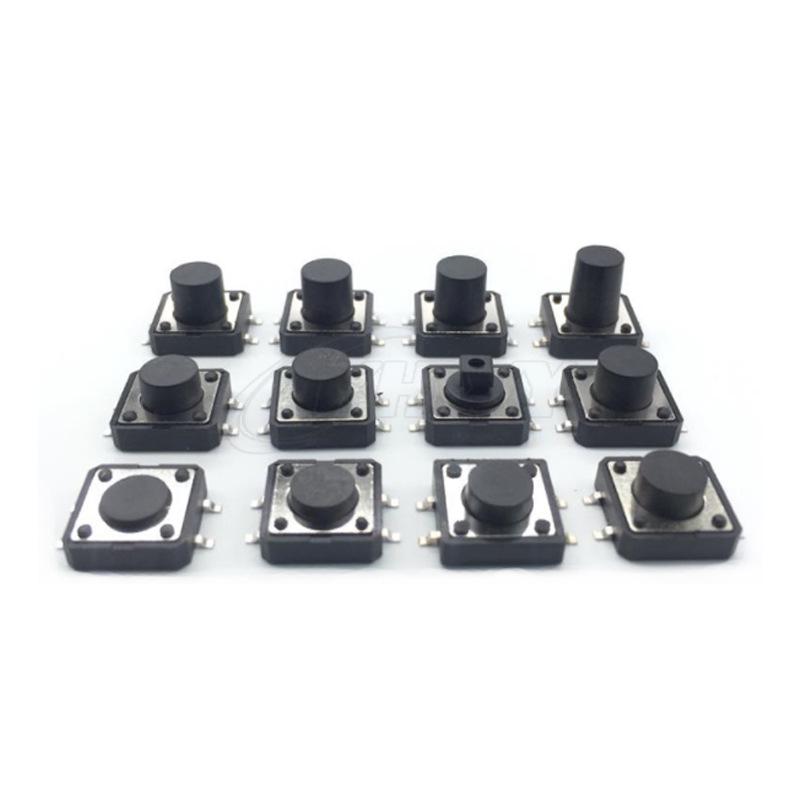 Various Specifications Tactile Switch 12x12mm (4.3-12mm Height) Key Button Patch
